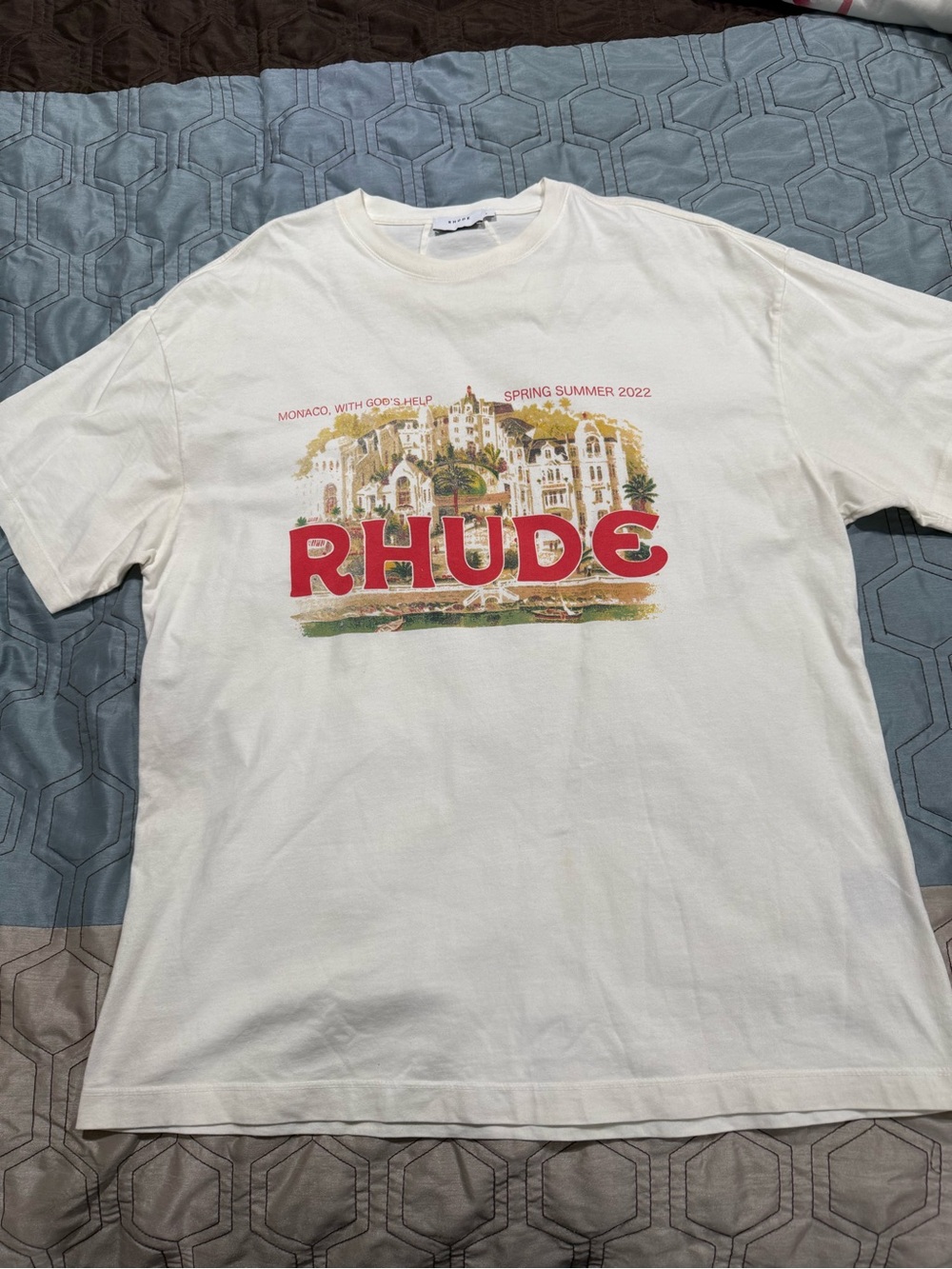 2022 Spring/Summer Rhude Monaco Tshirt Men’s Large